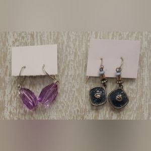 Lilac & Blue Earrings - *Free item